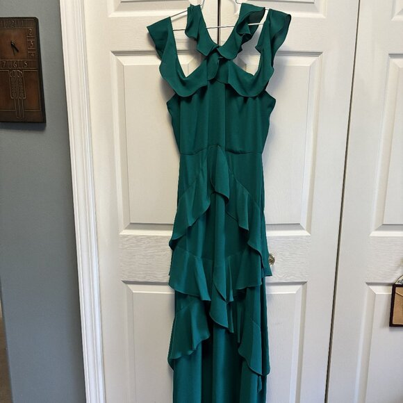 NWT Green Formal Maxi Dress, Size 6 by BCBG Maxazria - Picture 1 of 5